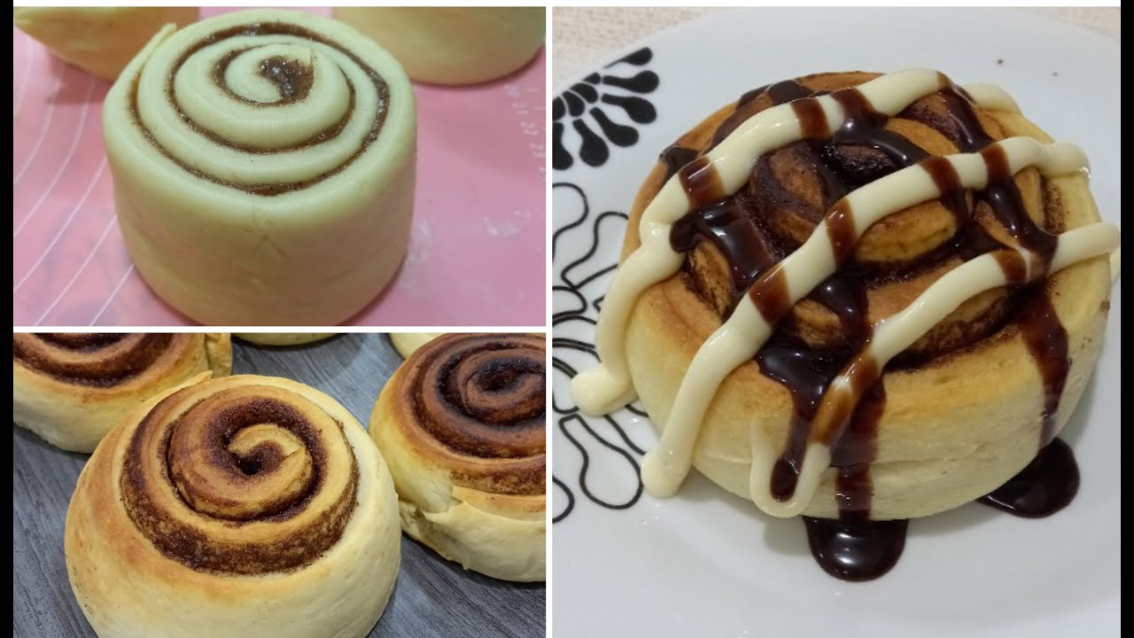 سينابون بالصوص الكريمي هش ولذيذوصفة لاتقاوم