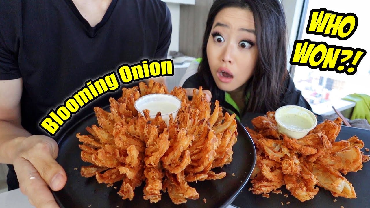 COUPLES COOKING CHALLENGE: BLOOMING ONION RECIPE