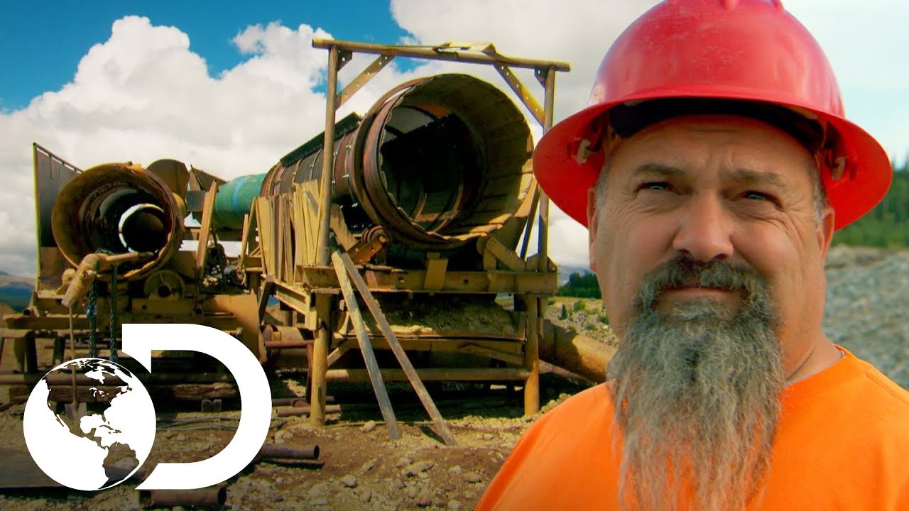 Equipo Hoffman utiliza la máquina de los años 50 | Fiebre de oro | Discovery Latinoamérica