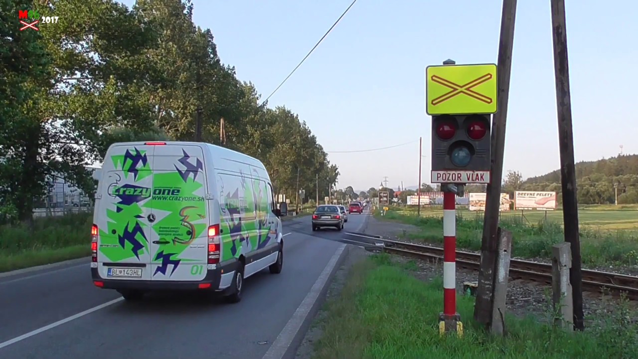 Železničné priecestie Studený Potok (SK) - 1.8.2017 / Železniční přejezd / Railroad crossing