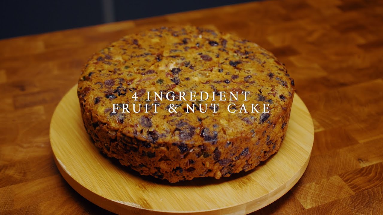 4 Ingredient Fruit & Nut Cake