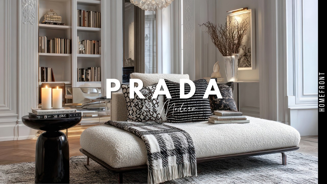 Inside a Prada Inspired Luxury Home | Fashion Meets Interior Design