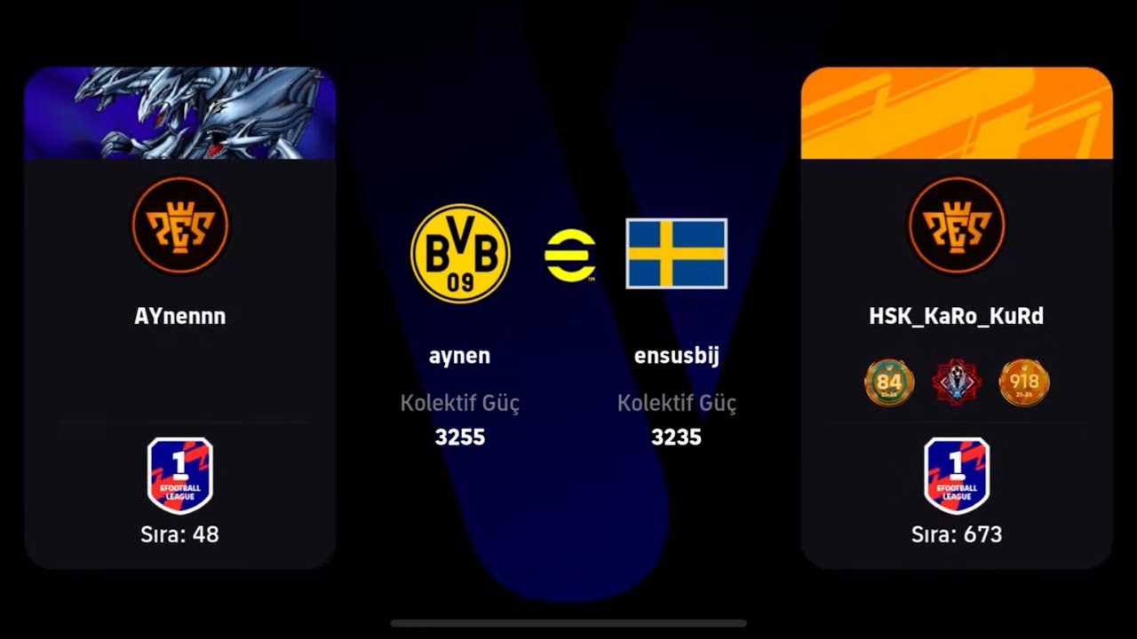 KLASMAN 1 MAÇLARI (E FOOTBALL MOBİLE)