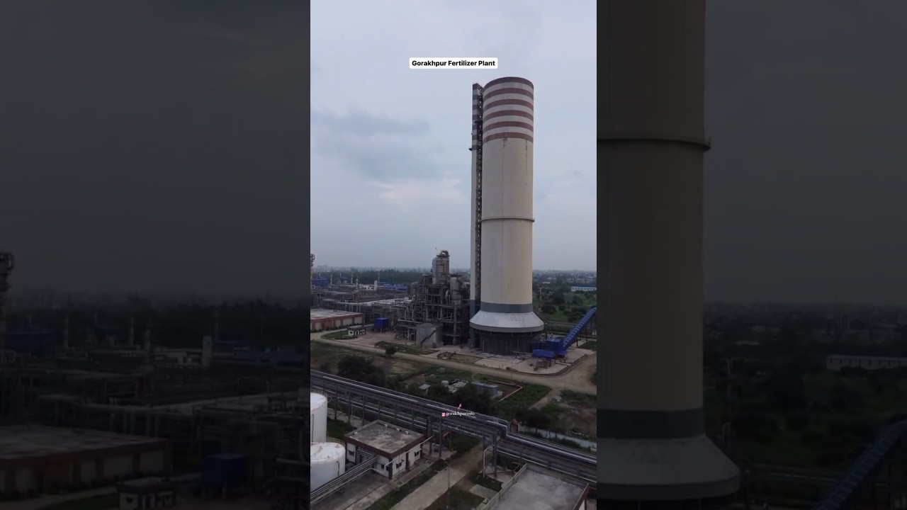 Gorakhpur fertilizer factory | #shortvideo #fertilizer #factory #gorakhapur #gkpcity #shorts