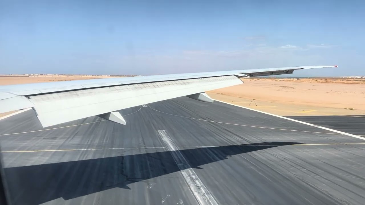 Посадка Боинг 777 в Шарм-эль-Шейхе 30.03.2024/ Landing Boeing 777 in Sharm El Sheikh