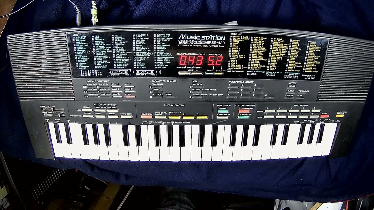Yamaha PSS - 480 (DEMO songs)