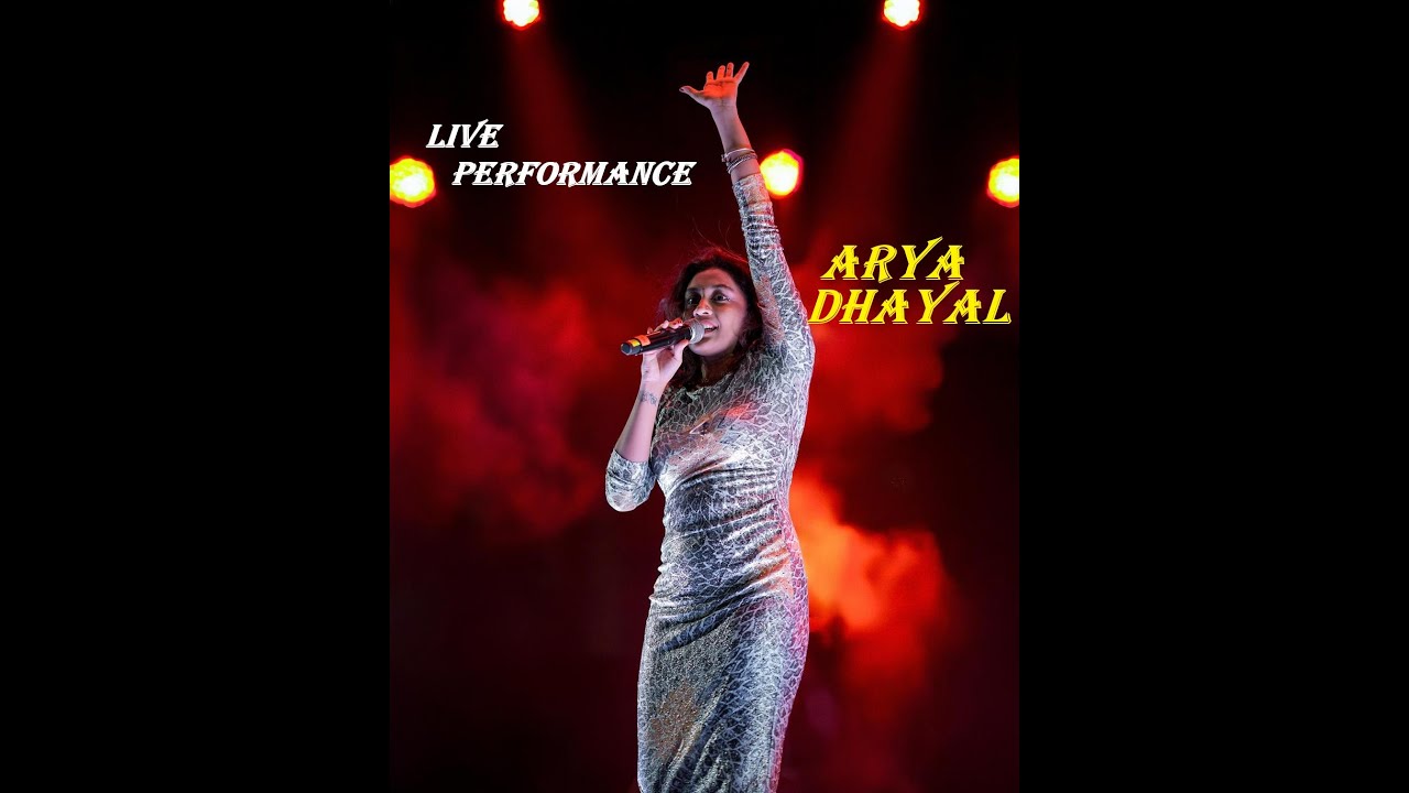 Arya Dhayal🔥Ananthapuriye ഇളക്കി മറിച്ചു🌟 Live Performance #aryadhayal #live #concert #tamilsong