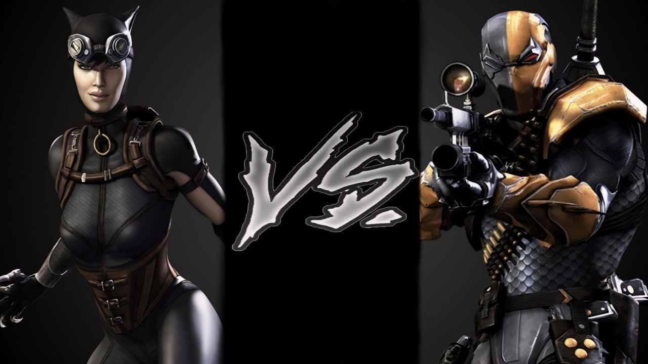Injustice: Gods Among Us - Catwoman Vs Deathstroke (VERY HARD)