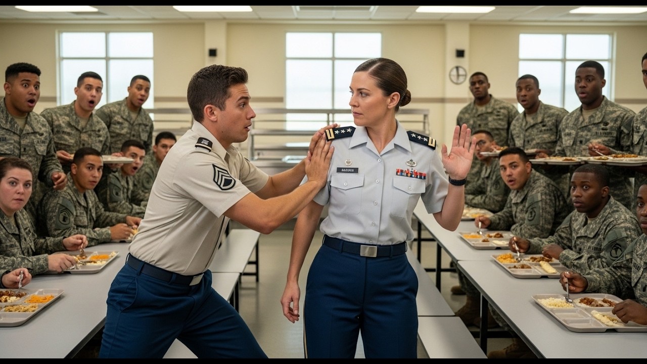 He Pushed Her in the Mess Hall — Not Knowing She Outranked Everyone