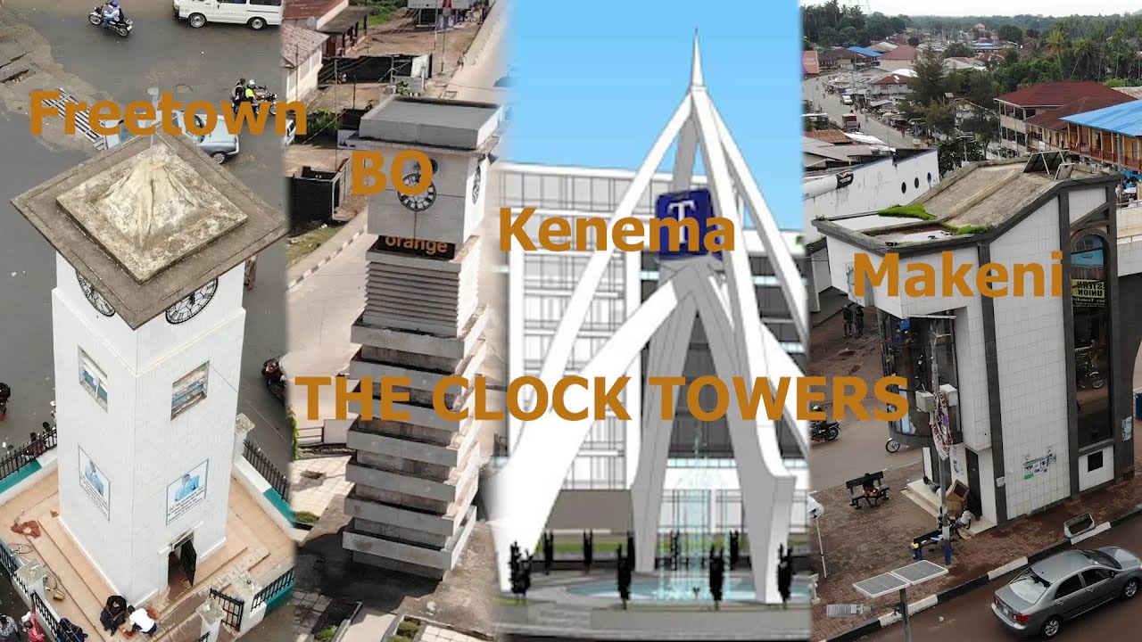 A Visit to 4 clock towers in 4 main cities in Sierra Leone ||vlog||