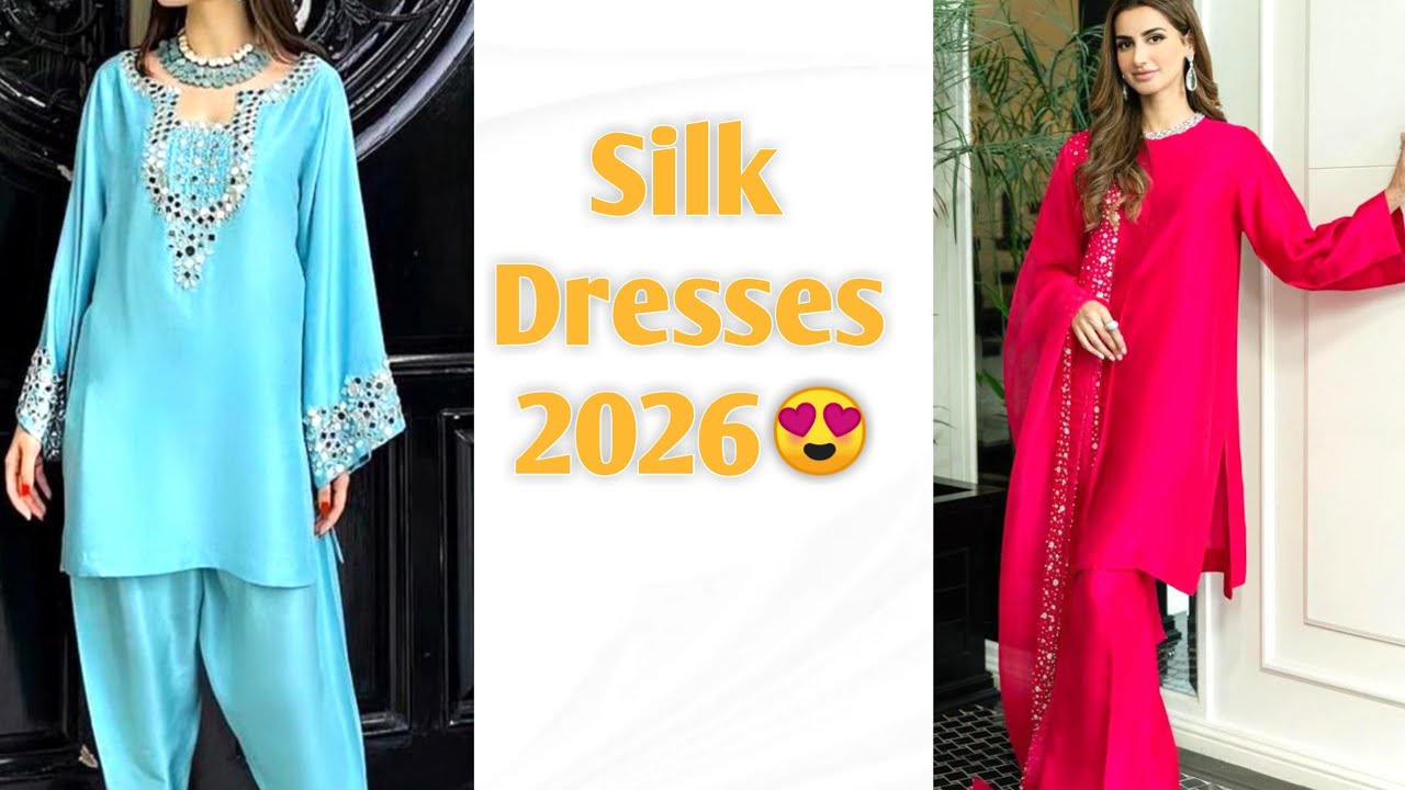 Elegant Silk & Kattan Dresses for Women | Party & Eid Wear