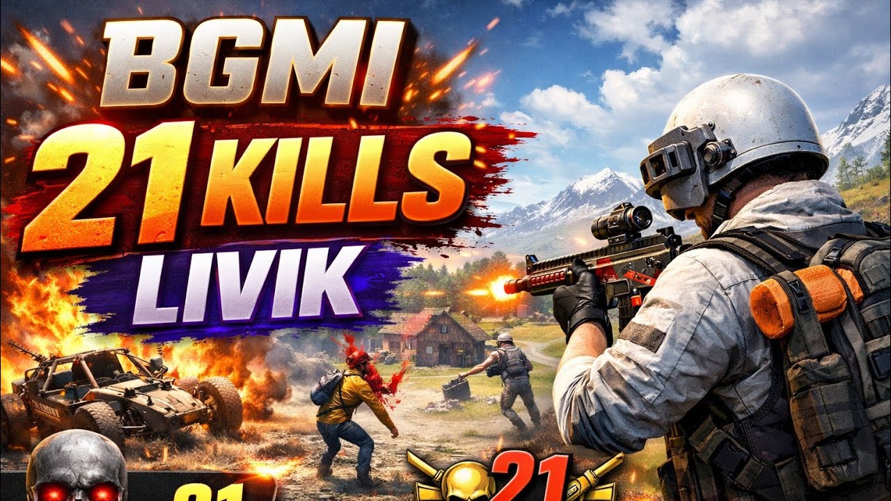 21 KILLS LIVIK 😱 | BGMI Monster Gameplay 🔥 | You Won’t Believe This! Bgmi New video/bgmi video/Pubg