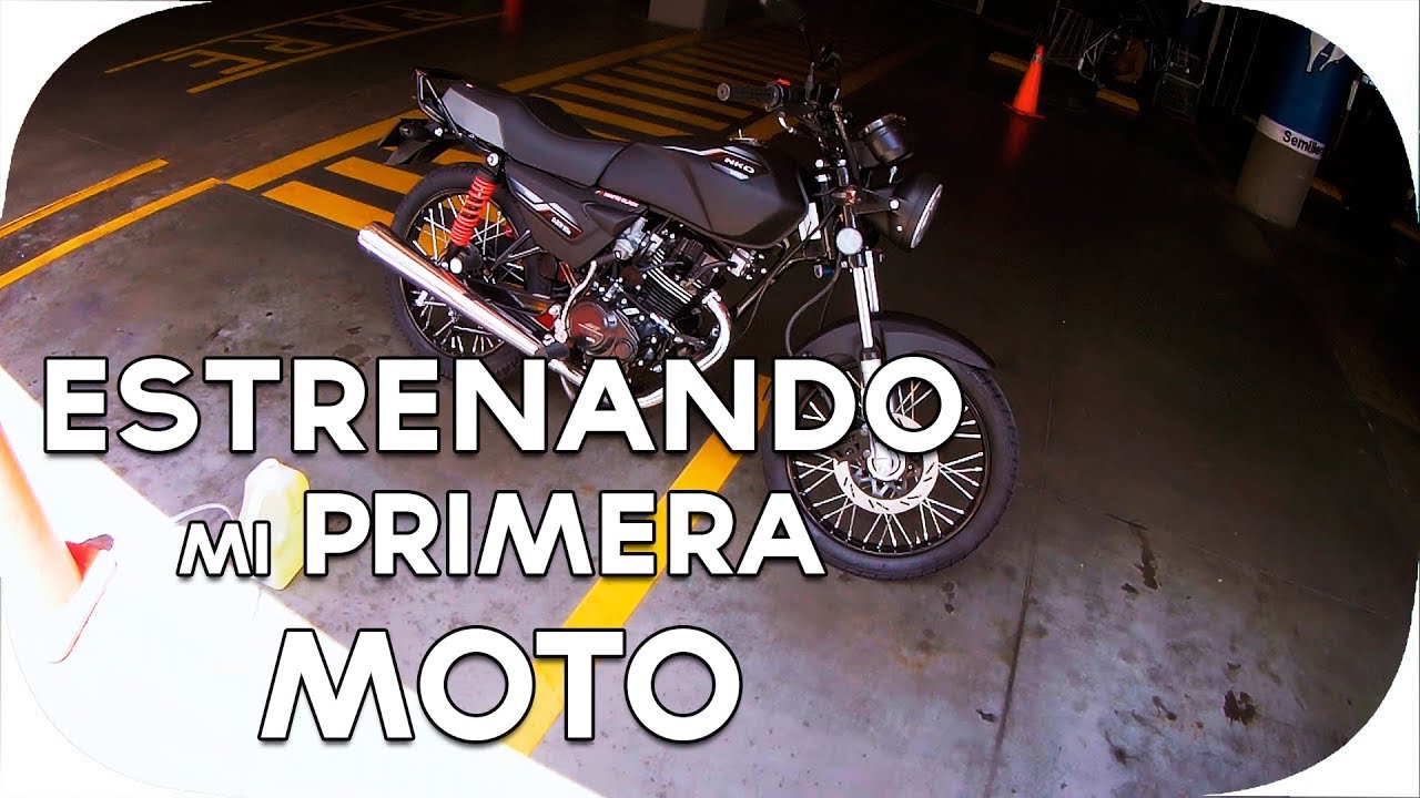 ESTRENANDO MI PRIMERA MOTO 125CC | APRENDIENDO A MANEJAR