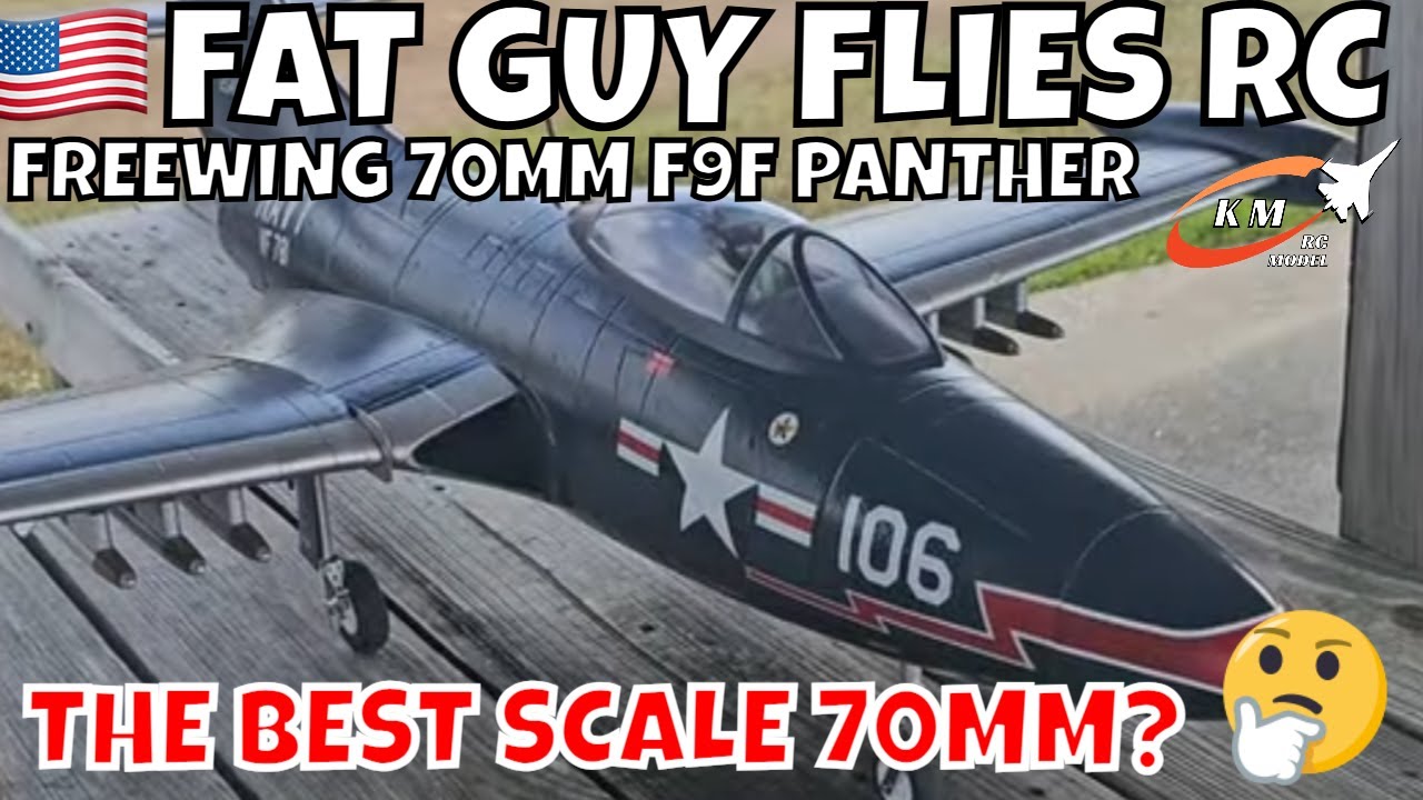 FREEWING 70MM F9F-5 BEST SCALE 70MM? by FGFRC #aviation #rcplanes #rc