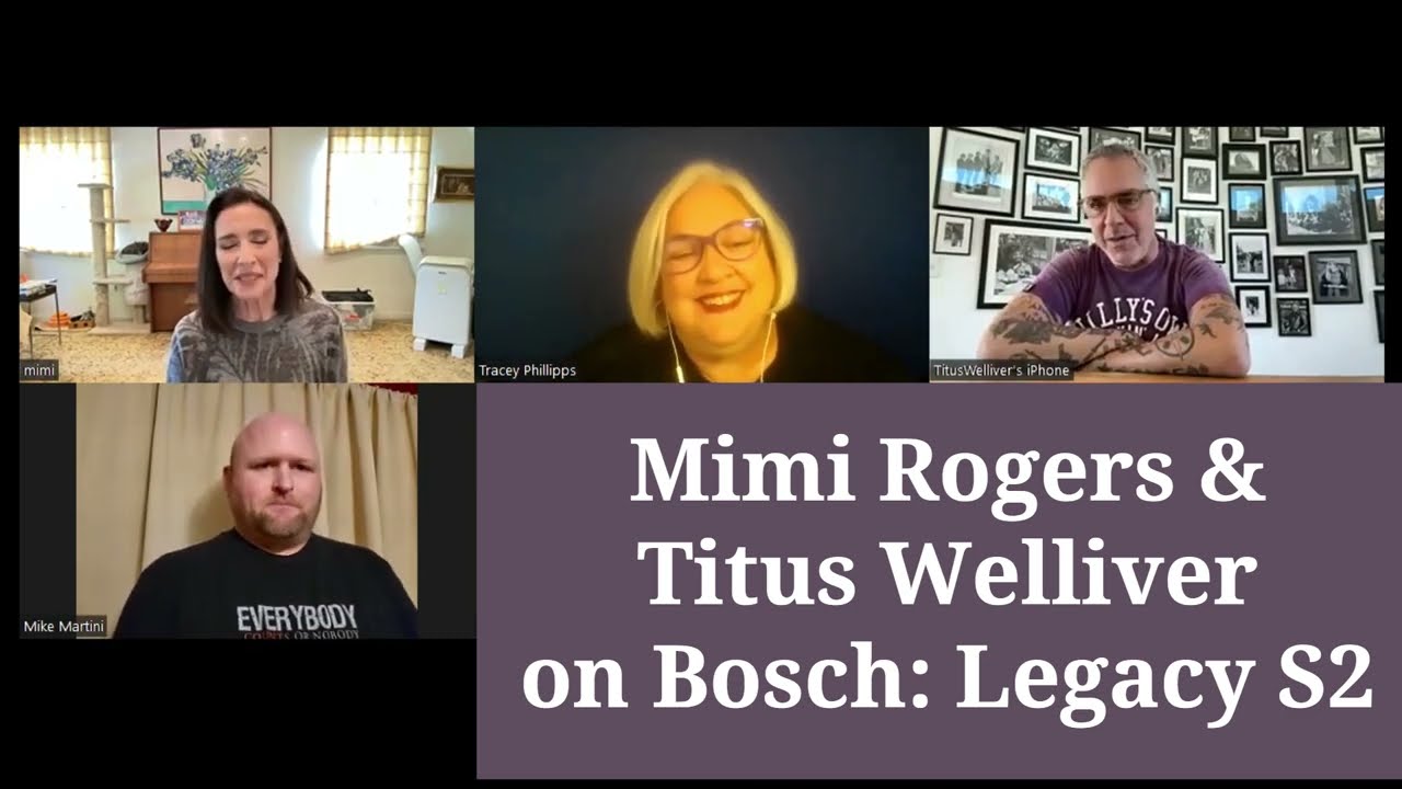 Bosch: Legacy S2 Interview with Mimi Rogers and Titus Welliver