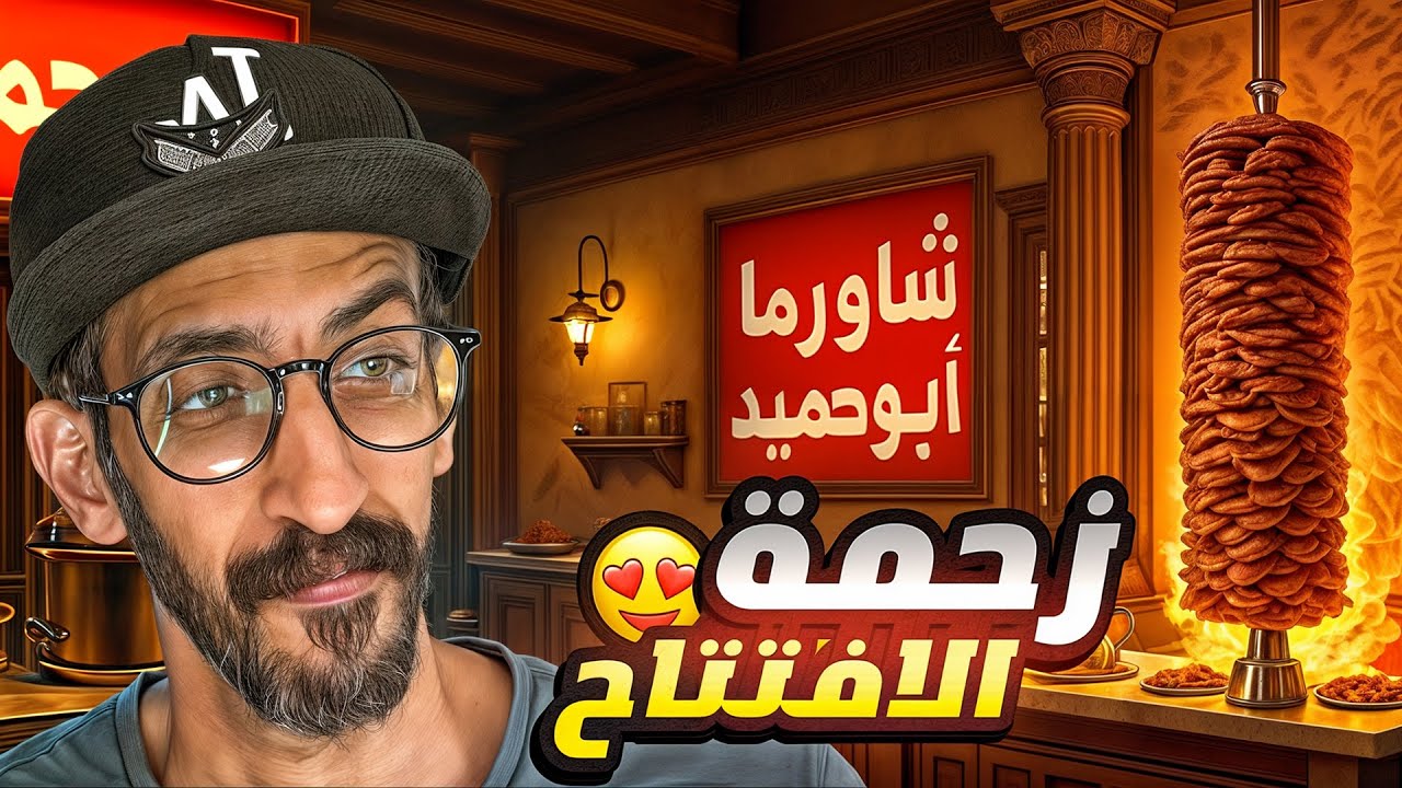 محاكي معلم الشاورما | اول مرة يذوقوا الشاورما اللذيذة 😍🔥 | wrap house simulator #1