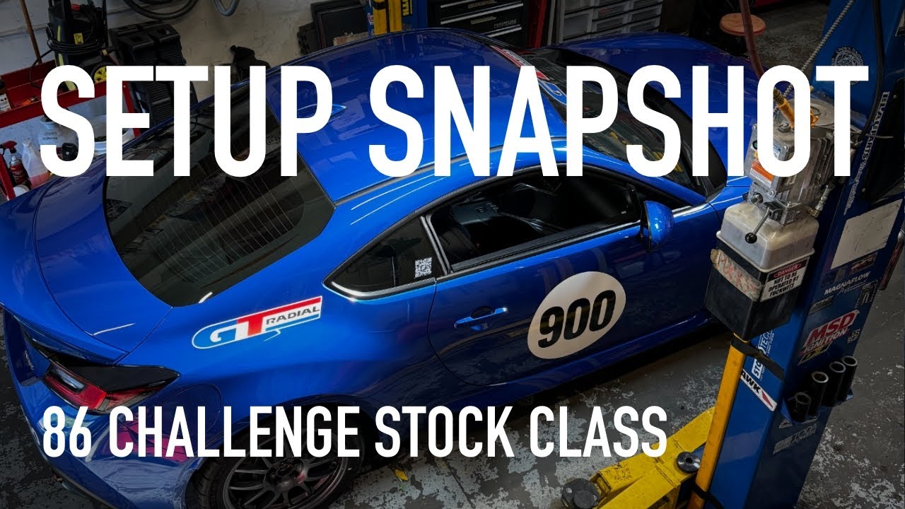 Пошаговое руководство по настройке автомобиля Budget Track — 86 Challenge Stock Class