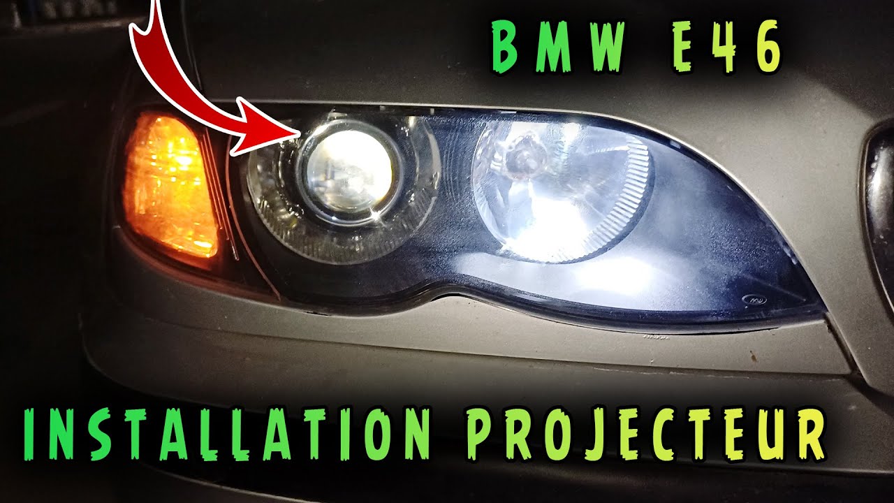 BMW E46 Installation des projecteurs bi xenon