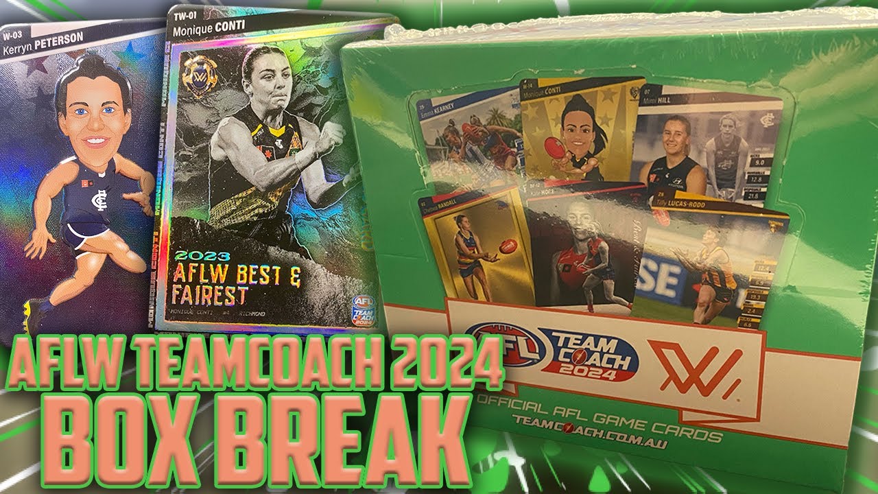 TEAMCOACH 2024 AFLW BOX BREAK! 🔥