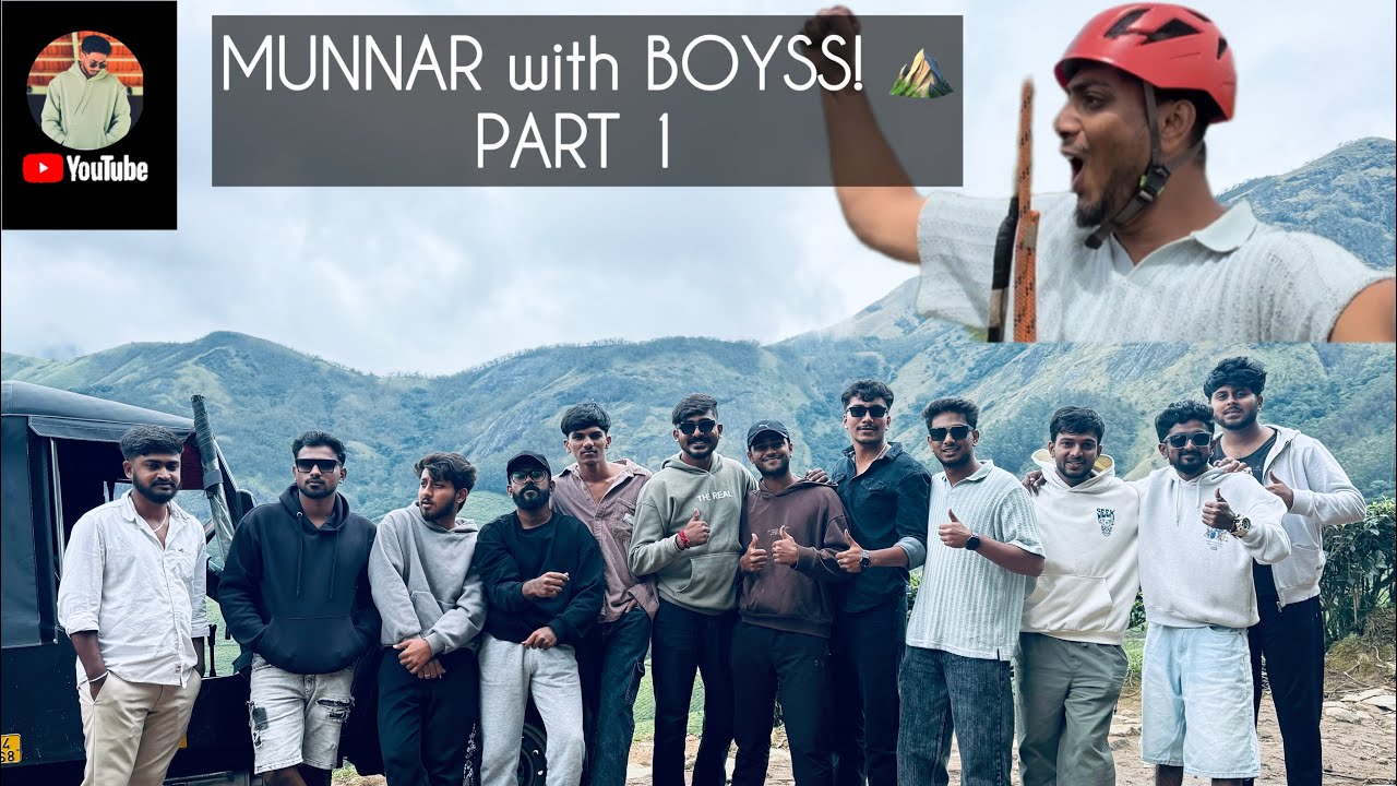 MUNNAR with BOYSS!⛰️| PART 1 | @SampreethSGowda