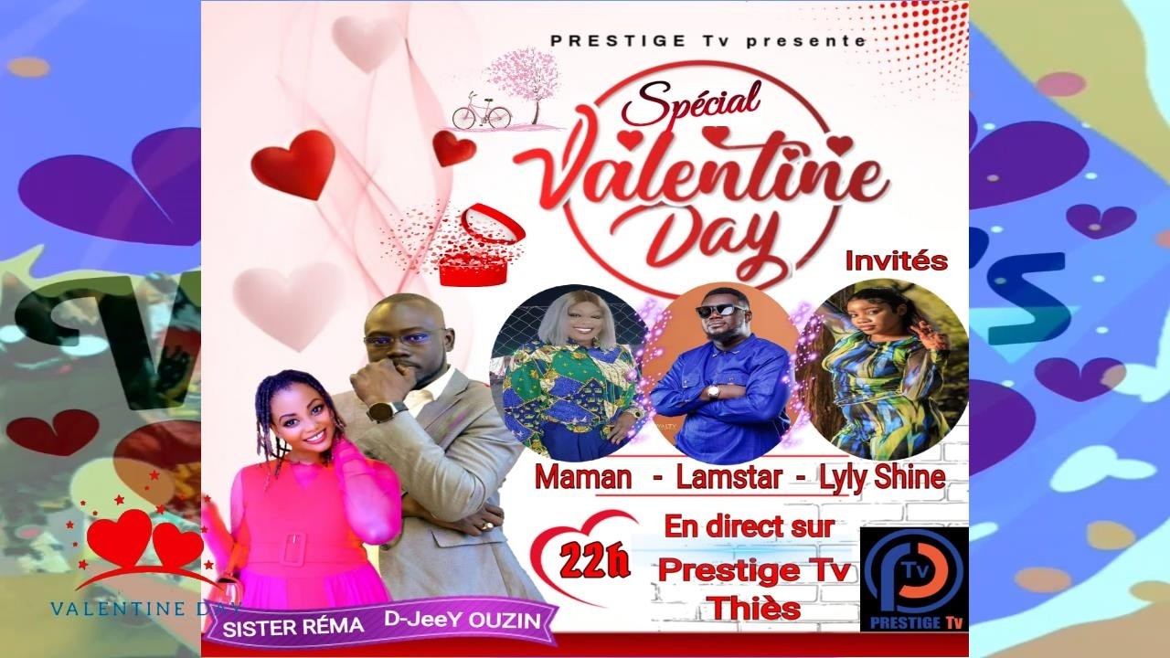 🔴SPECIAL VALENTINE DAY: MAMAN- LAMSAR- LYLY SHINE en direct sur PRESTIGE TV présenté par DJ OUZIN