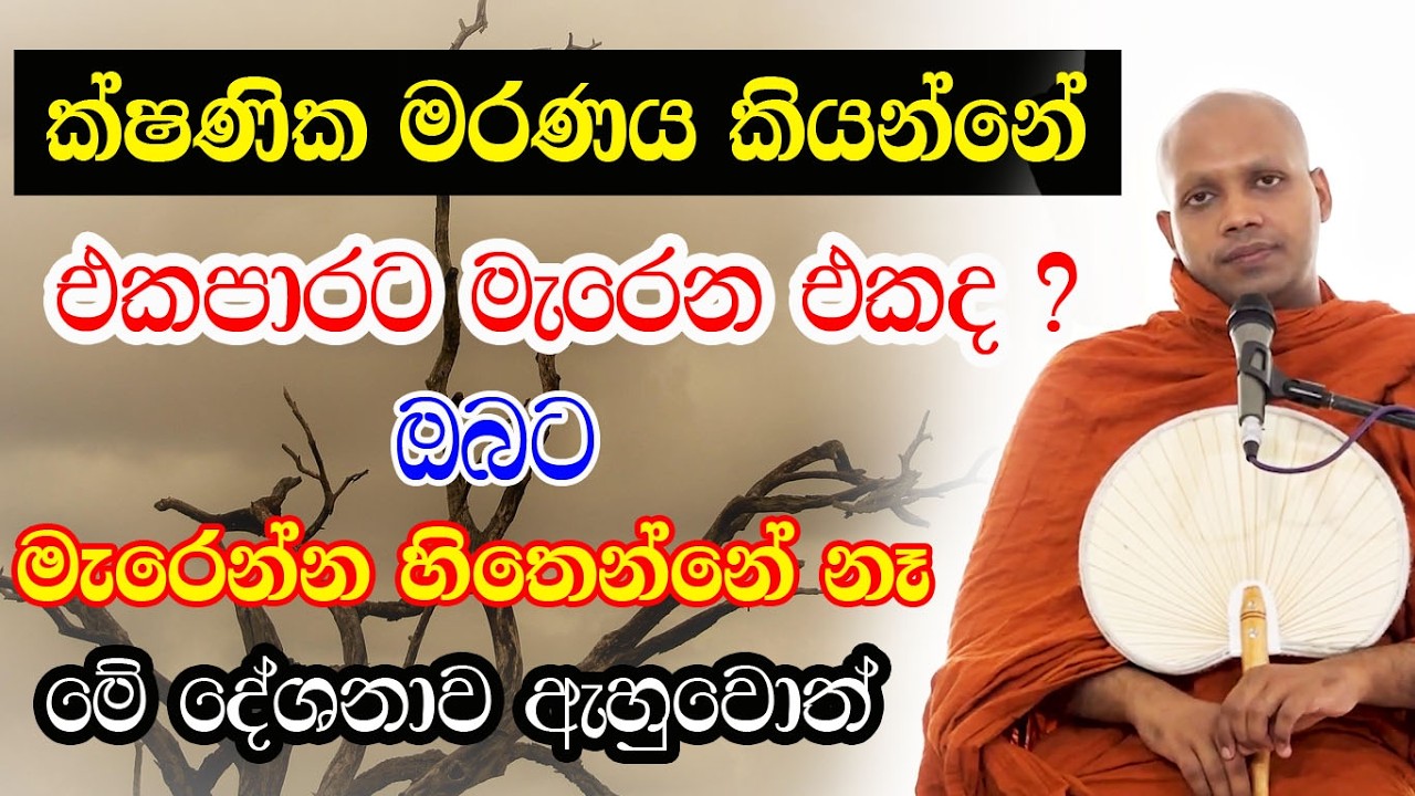 මේ දේශනාව ඇහුවොත් ඔබ නිකන්වත් මැරෙන්න හිතන්නේ නෑ මේ බවයේදී |hasalaka seelawimala himi bana |yahamaga