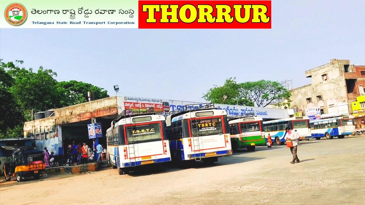 Thorrur | Thorrur Bus Stand Terminal | తొర్రూర్ బస్సు స్టాండ్ | TSRTC |  Thorrur on monday Morning