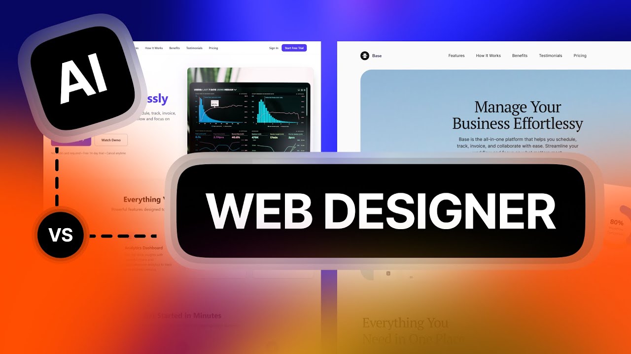 AI vs Web Designer | Landing Page