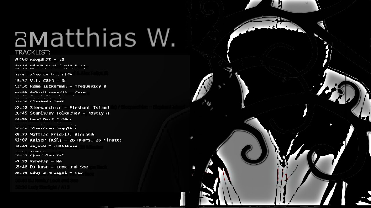 [4K] Matthias W. & One- Big- Fat- Techno- DJ- Mix- Set  [ExcellentSync DJ `z]