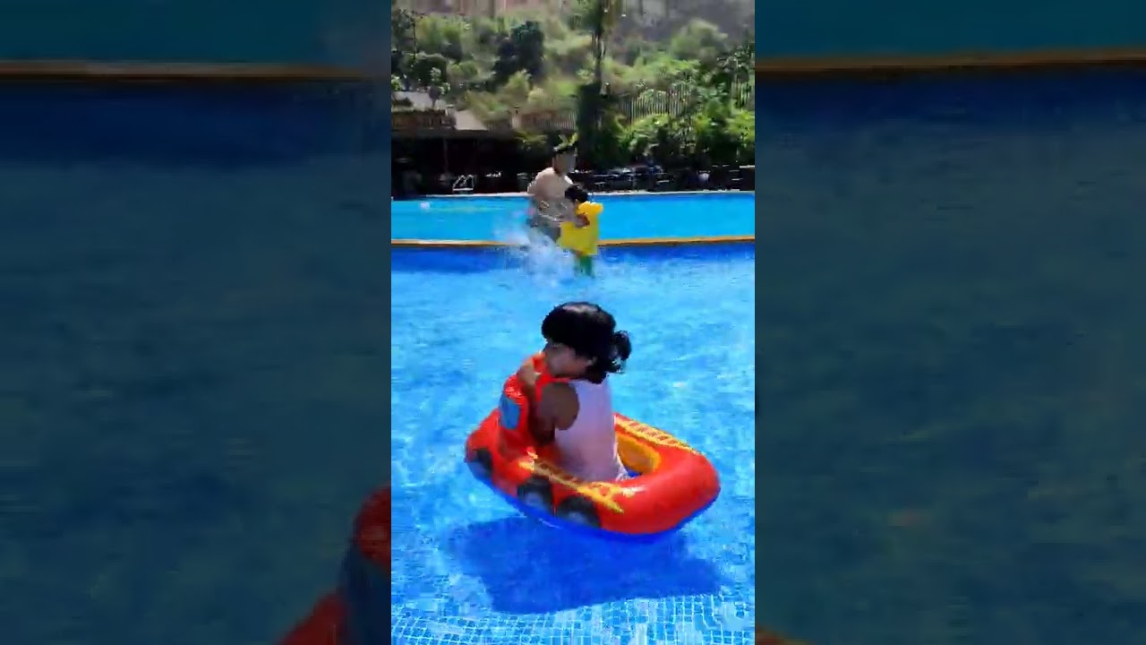 Come Lets play in the Swimming pool of Della Resort