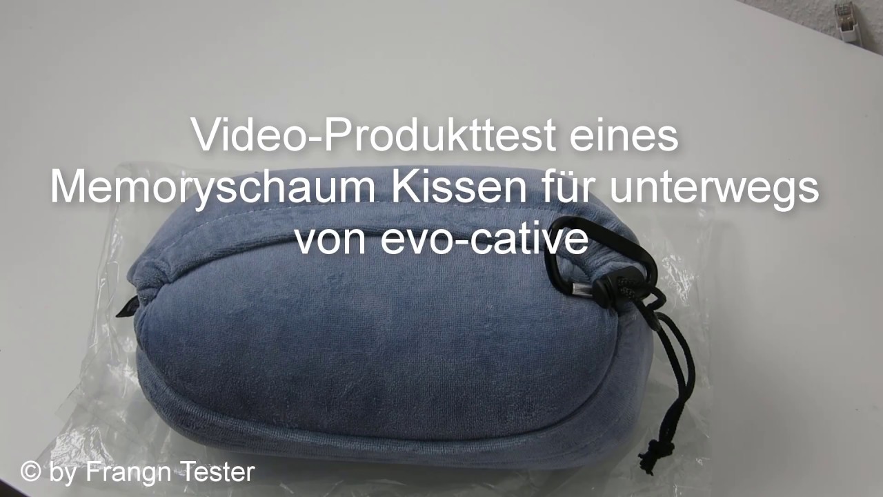 319 - Reisekissen (Memoryschaumkissen) für unterwegs - von evo-cative