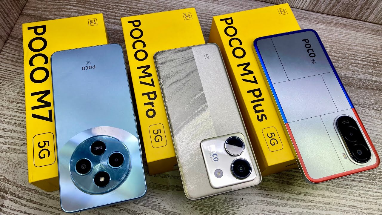 Poco M7 Plus 5g vs Poco M7 Pro 5g vs Poco M7 5g - Best Konsa ? | Gaming Processor 🎮| Best Camera 📸 