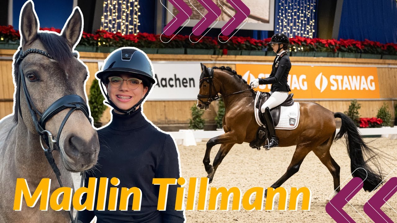 Vom Springsattel zum Dressurstar: Madlin Tillmanns Weg zu Aachen-Ruhm! EXKLUSIVE Stalltour 🐴✨