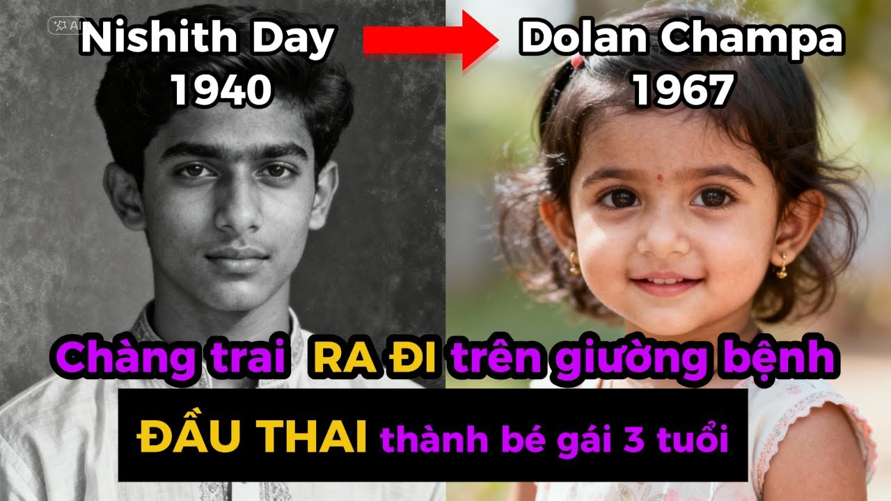Chàng trai 24 tuổi đầu thai thành bé gái 3 tuổi cách nhà hơn 100km sau khi ra đi tại bệnh viện