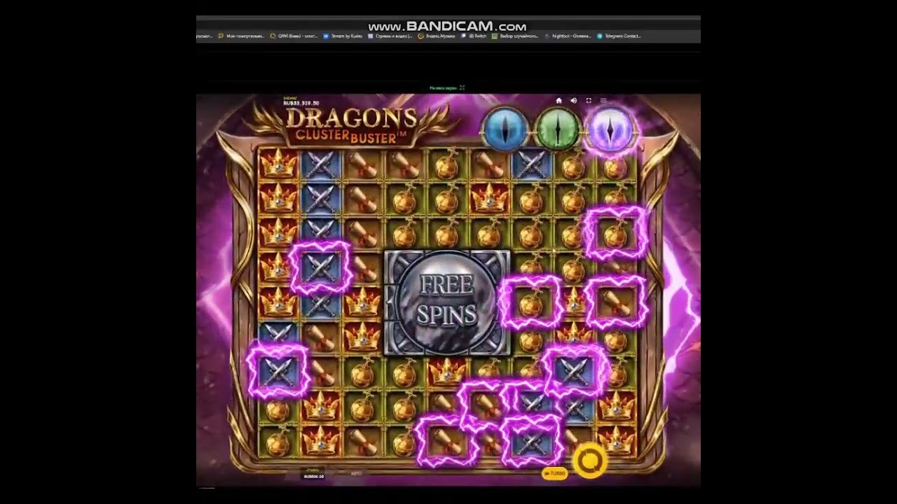 Занос на 1кк в Dragons Cluster Buster от RedTiger Gaming