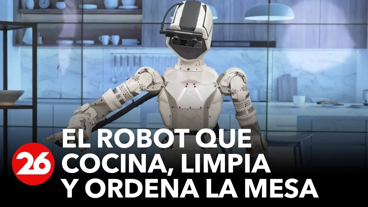 El robot que cocina, limpia y ordena la mesa en casa
