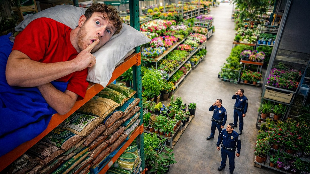 Surviving Overnight in a Garden Centre