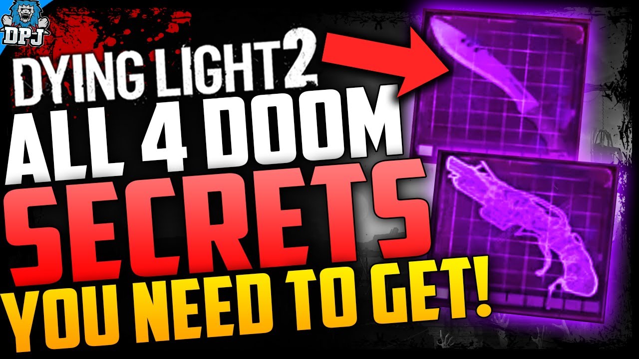 Dying Light 2: ALL 4 SECRETS IN DOOM EASTER EGG CHALLENGE - Blueprints, Dev Letter & My Precious