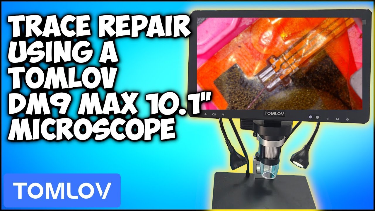 Тестирование микроскопа Tomlov DM9 Max 10,1