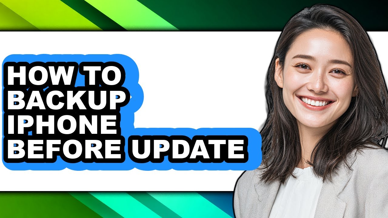 How to Backup Iphone Before Update (easy Method)
