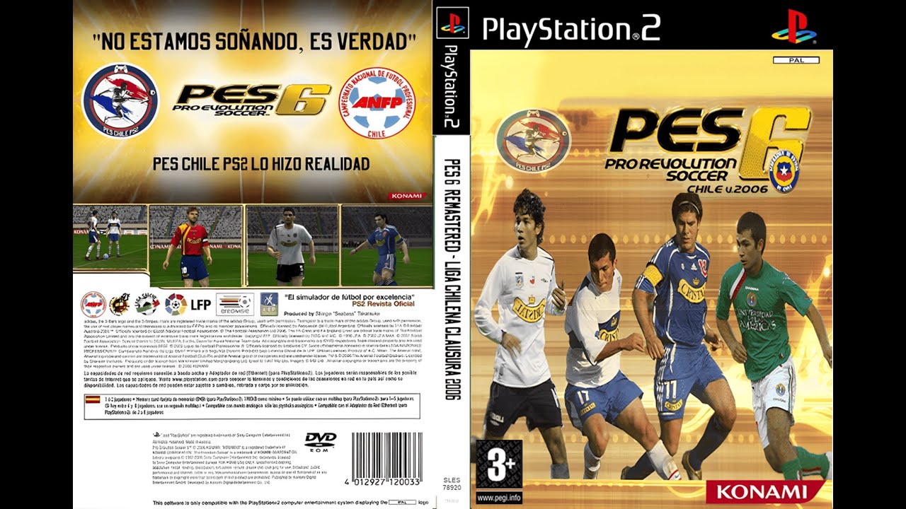 PES 6 - Liga Chilena Clausura 2006 FACE HD ISO PS2