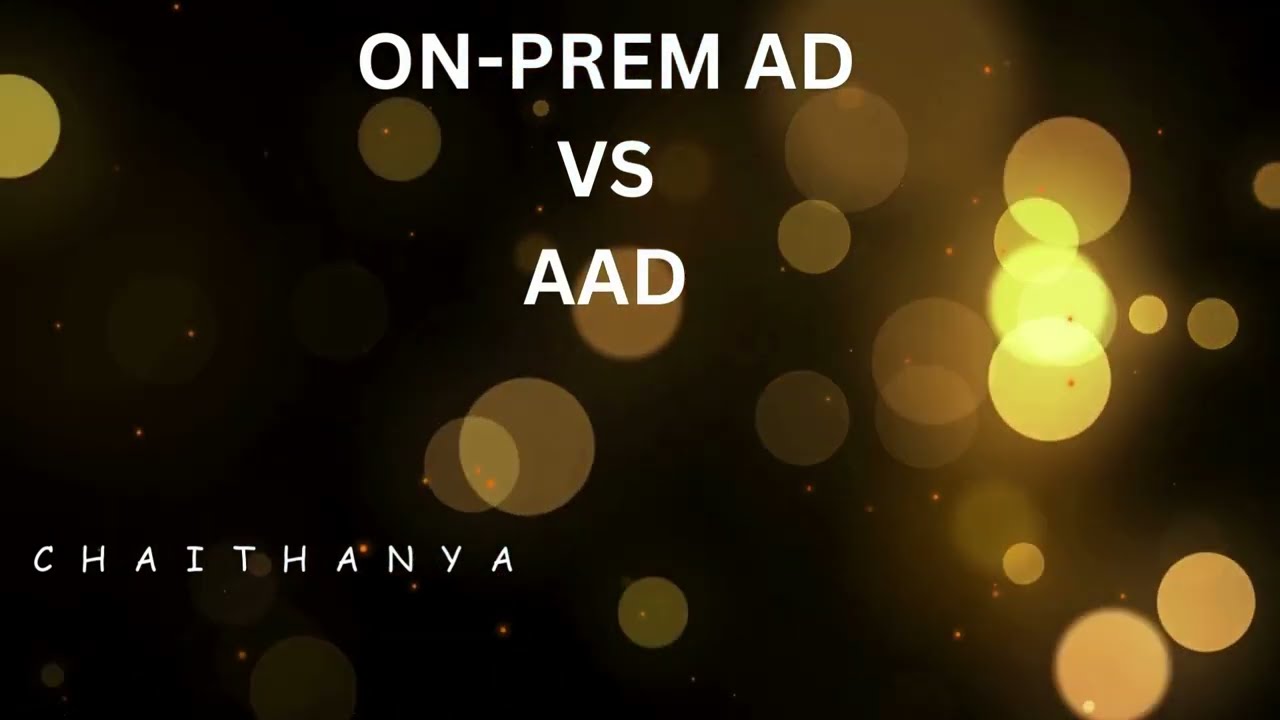 OnPrem AD vs AAD