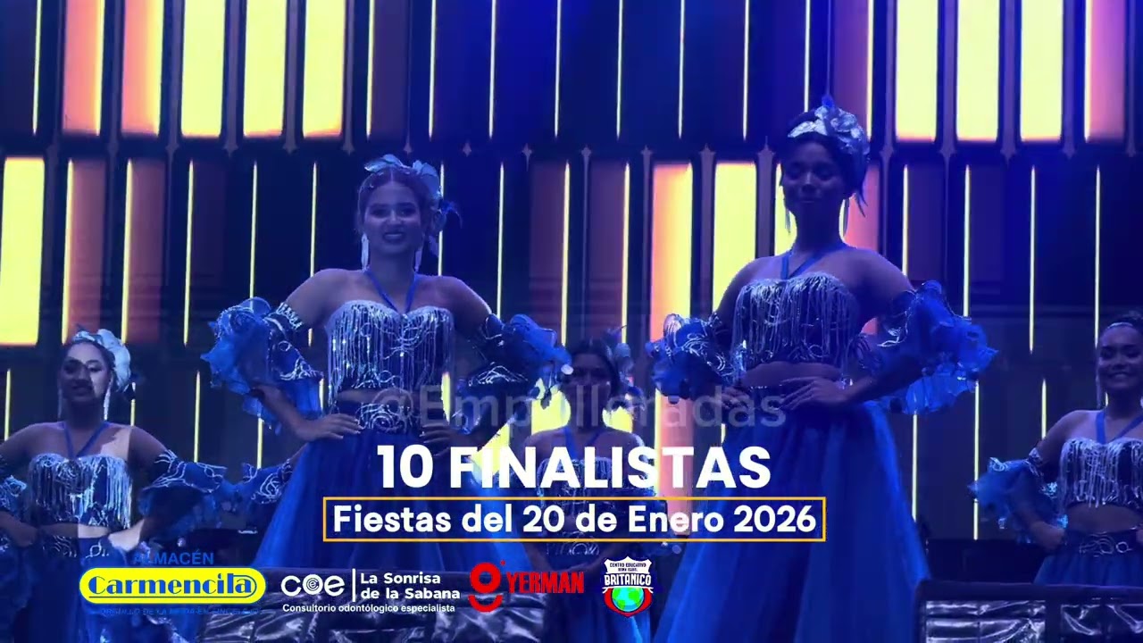 10 Finalistas - Reinado de las Fiestas del 20 de Enero 2026 