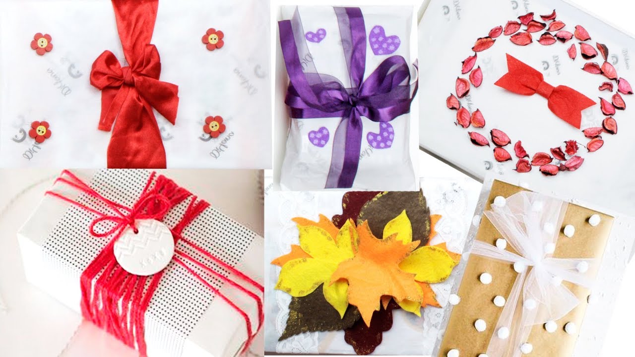 DIY GIFT WRAPPING IDEAS | DIY gift wrapping ideas without box | GIVEAWAY