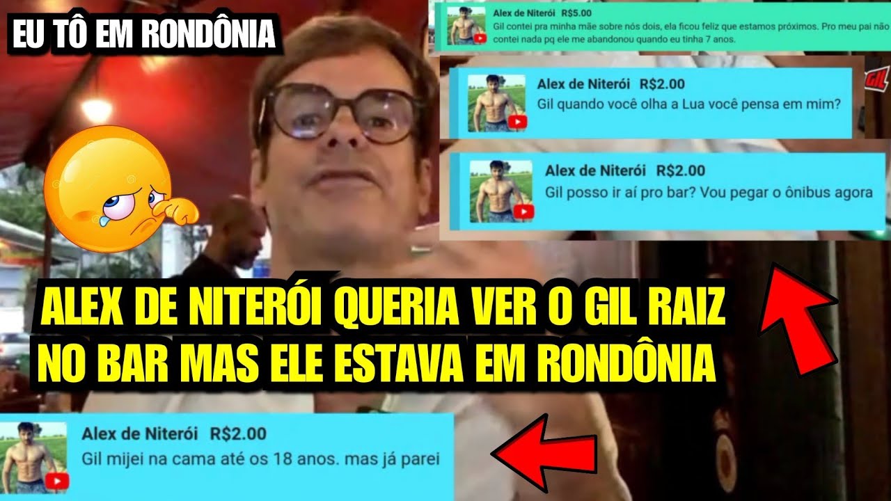 PARTE 5 ALEX DE NITERÓI DEIXOU O FERNANDO GIL MALUCO AO VIVO - CORTES DO FERNANDO GIL #fernandogilrn