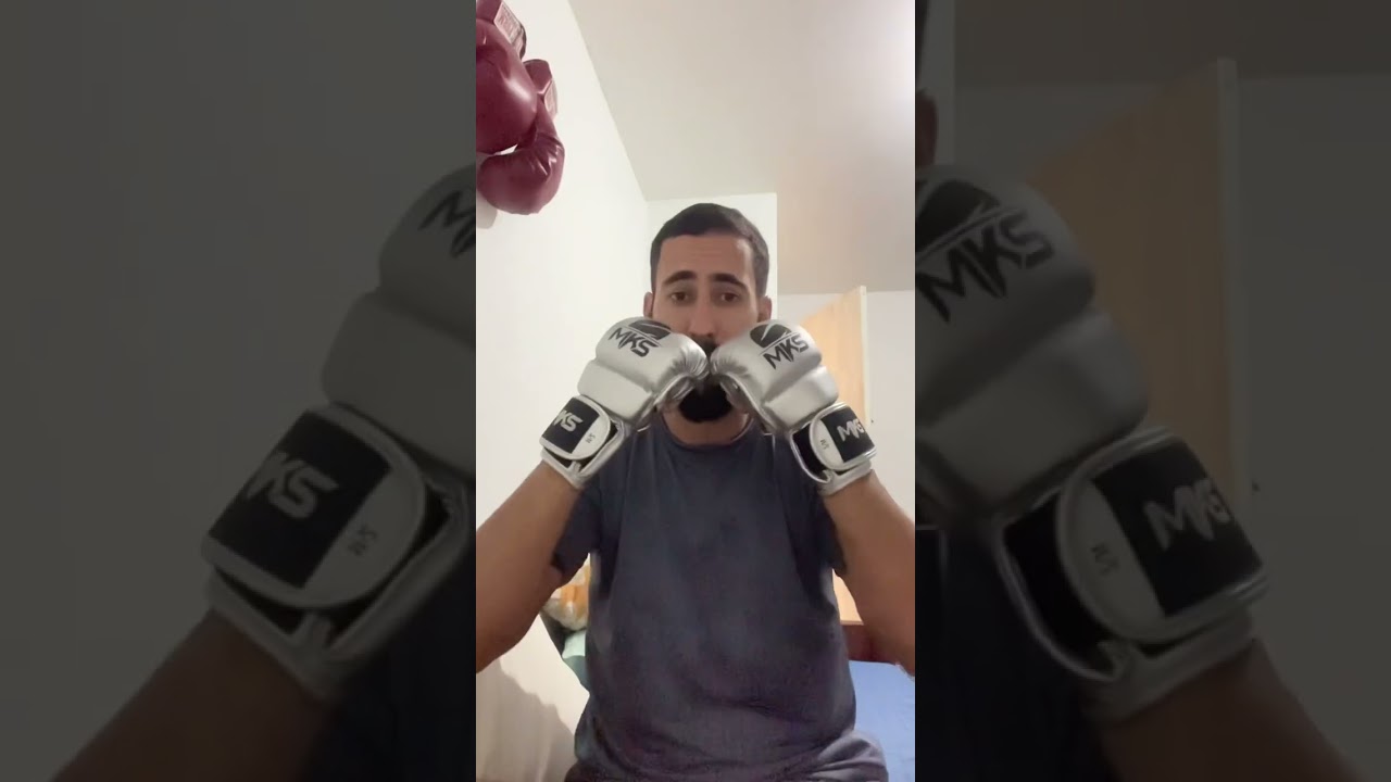 Review unboxing Luva Mma Mks Combat Shooter Indicada Para Treinos Grappling