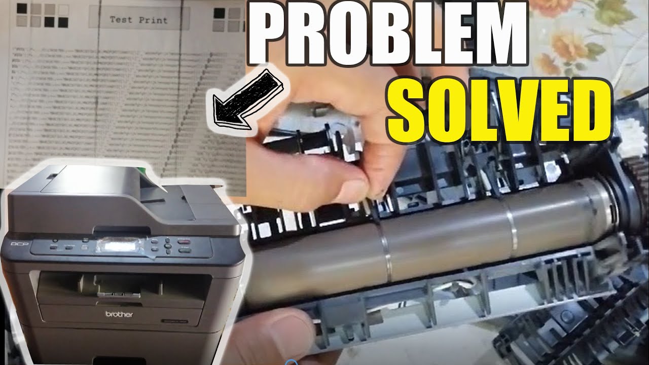 Black Vertical Lines Problem in Brother Photocopiers and Printer | SOLVED!!