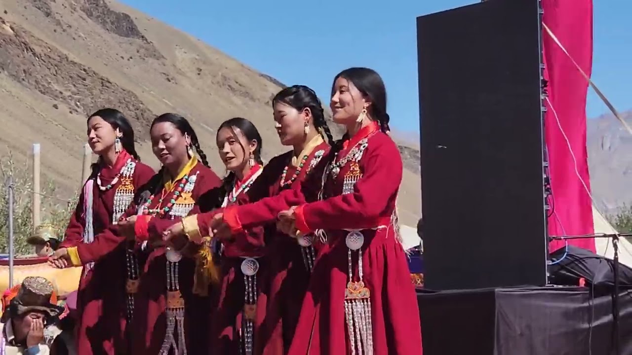 Zangskar festival performance by SAVE & LEKA #tradional #dance #jabro #nature #love #share #student
