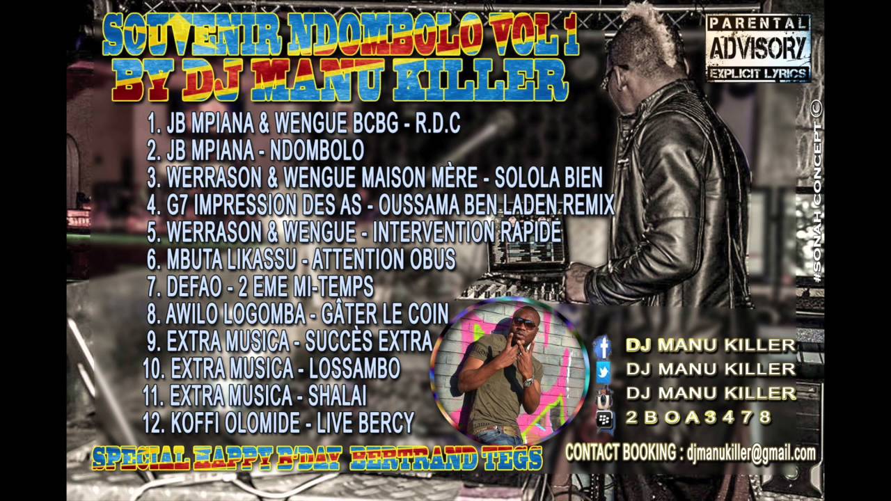 Ndombolo Souvenir Vol 1 by Dj Manu Killer