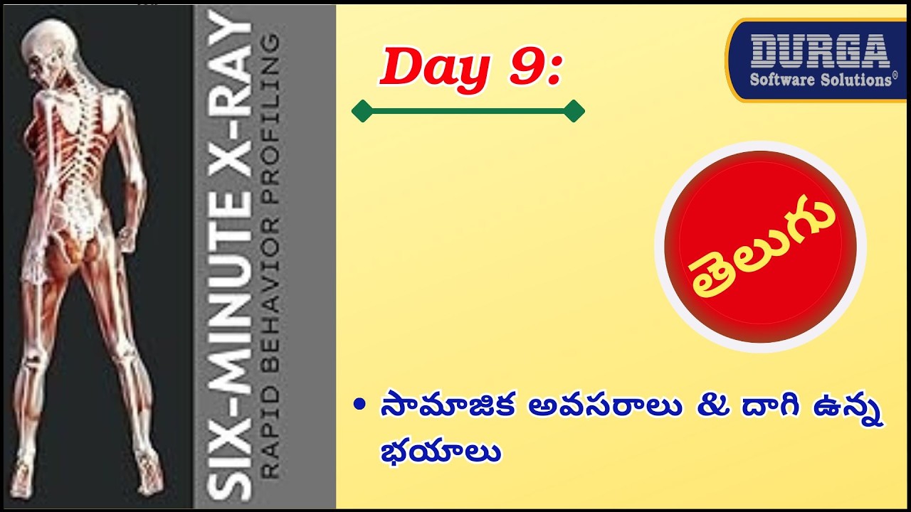 CHAPTER 9 – సామాజిక అవసరాలు & దాచిన భయాలు